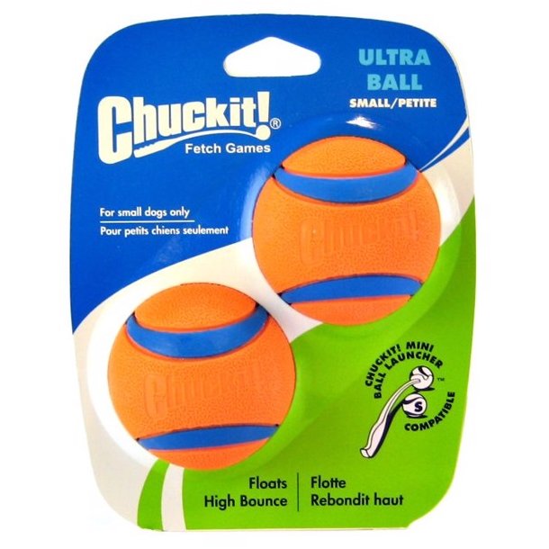 Chuckit Ultra Ball small 5 cm 2 stk. orange